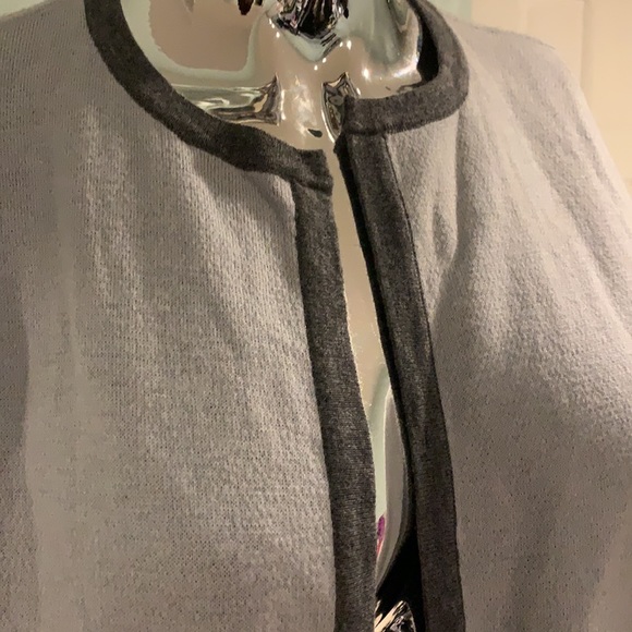 Grey open front Sweater - Picture 4 of 7